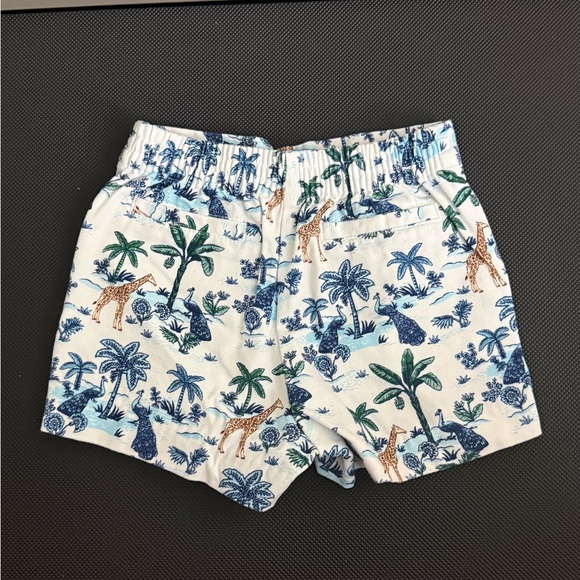 Janie and Jack Blue and Green Safari Print Shorts - Picture 2 of 5
